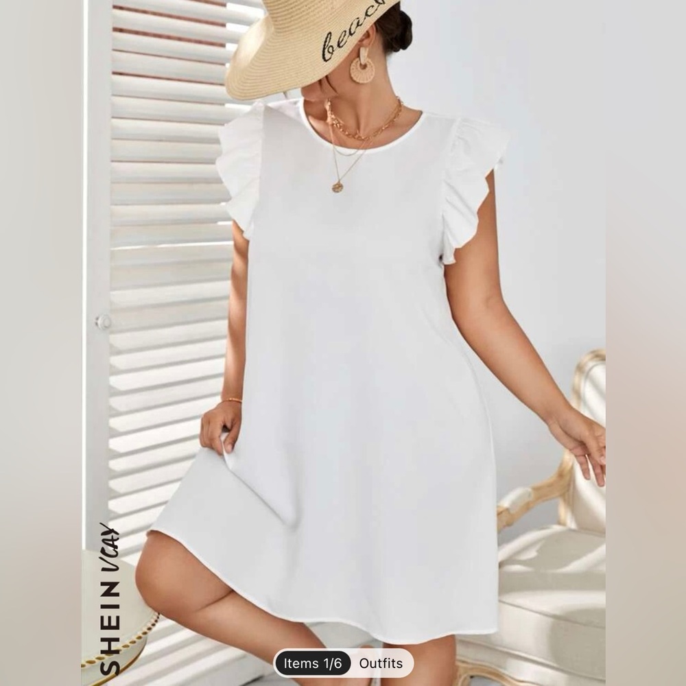 White swing dress